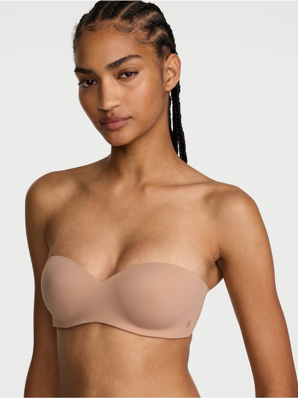 Victoria's Secret Strapless Smooth Bandeau Bra in Nude
